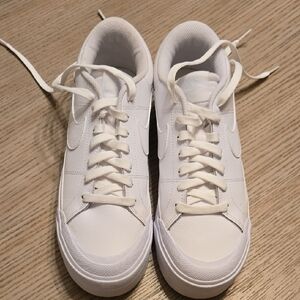 Nike All-White Casual Sneakers